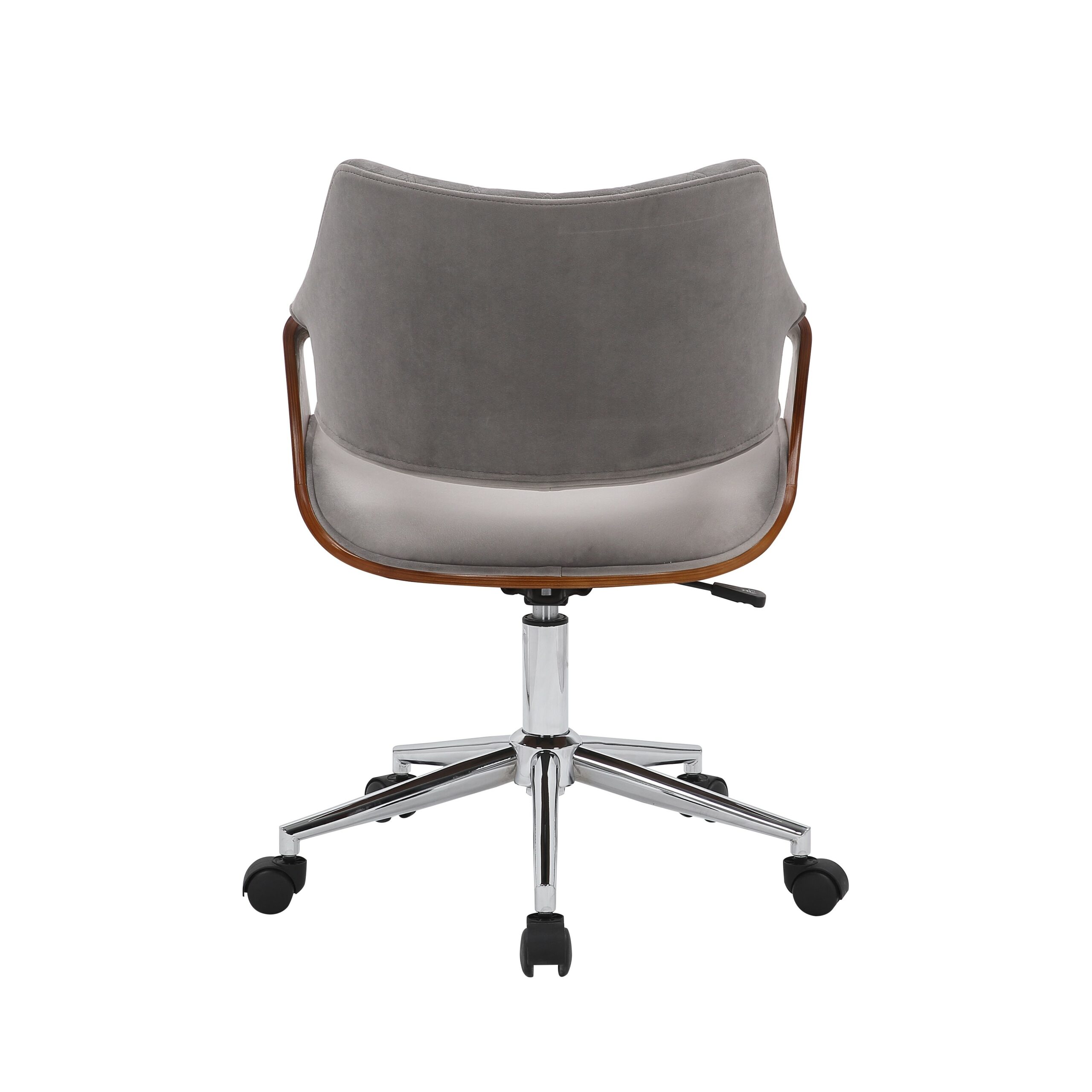 COLT work chair walnut/gray velvet - Newline