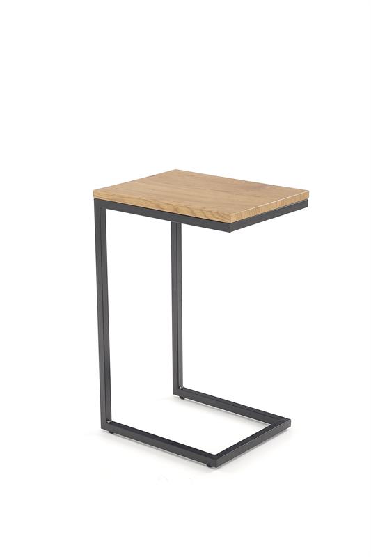 NISA Coffee Table Frame – Black, Top – Golden Oak – Newline