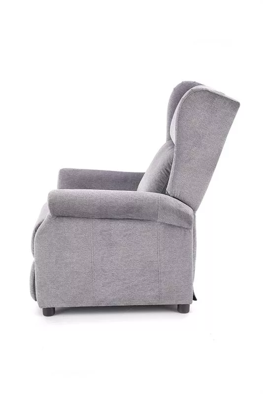 AGUSTIN M Reclining Armchair with Massage Function, Ash Grey - Image 5