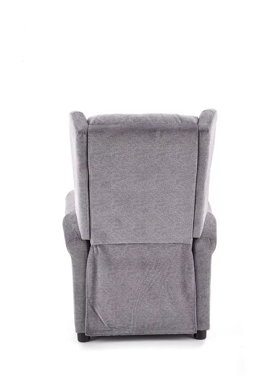 AGUSTIN M Reclining Armchair with Massage Function, Ash Grey - Image 4