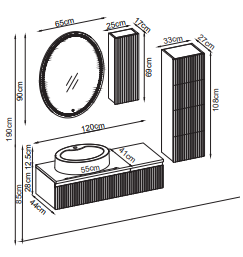ROYAL Vanity 120cm - Image 2