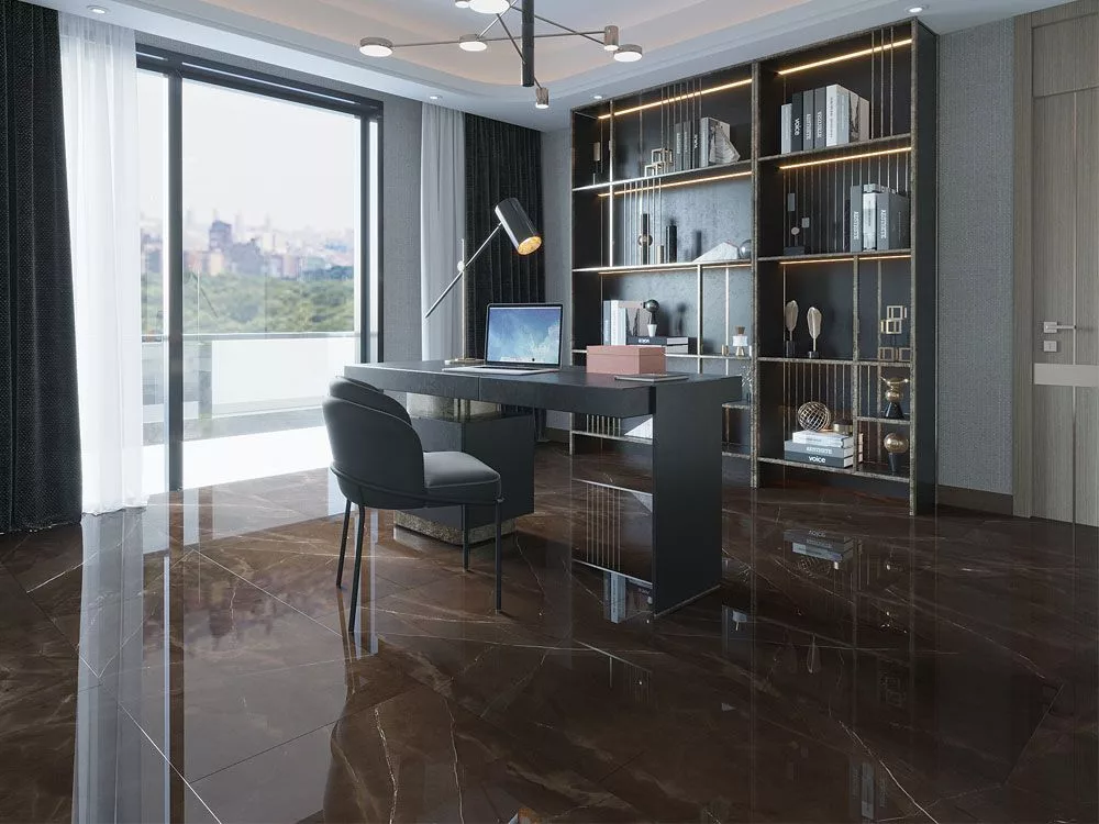 Space Brown Gloss 120x60