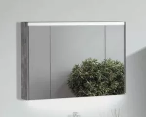 Mixed LED Mirror Cabinet 100cm