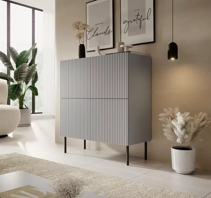 ASENSIO KM-2 CHEST, LIGHT GREY / BLACK