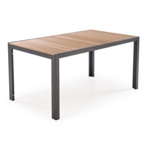 FIERRO Rectangular Table, Brown / Black