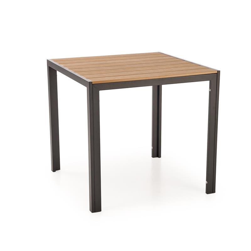 FIERRO Square Table, Brown / Black