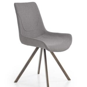 K290 chair ash grey / antique gold