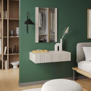 ISLA dressing table, matt beige