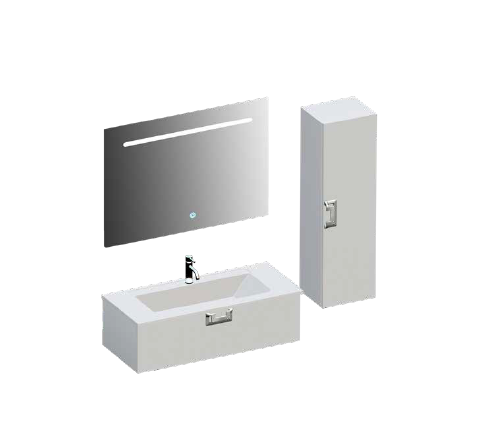 Hammer White Vanity 100cm