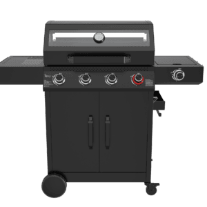 BBQ Chef – 4 Burner + Side Burner + Cover N14E34HJ03S